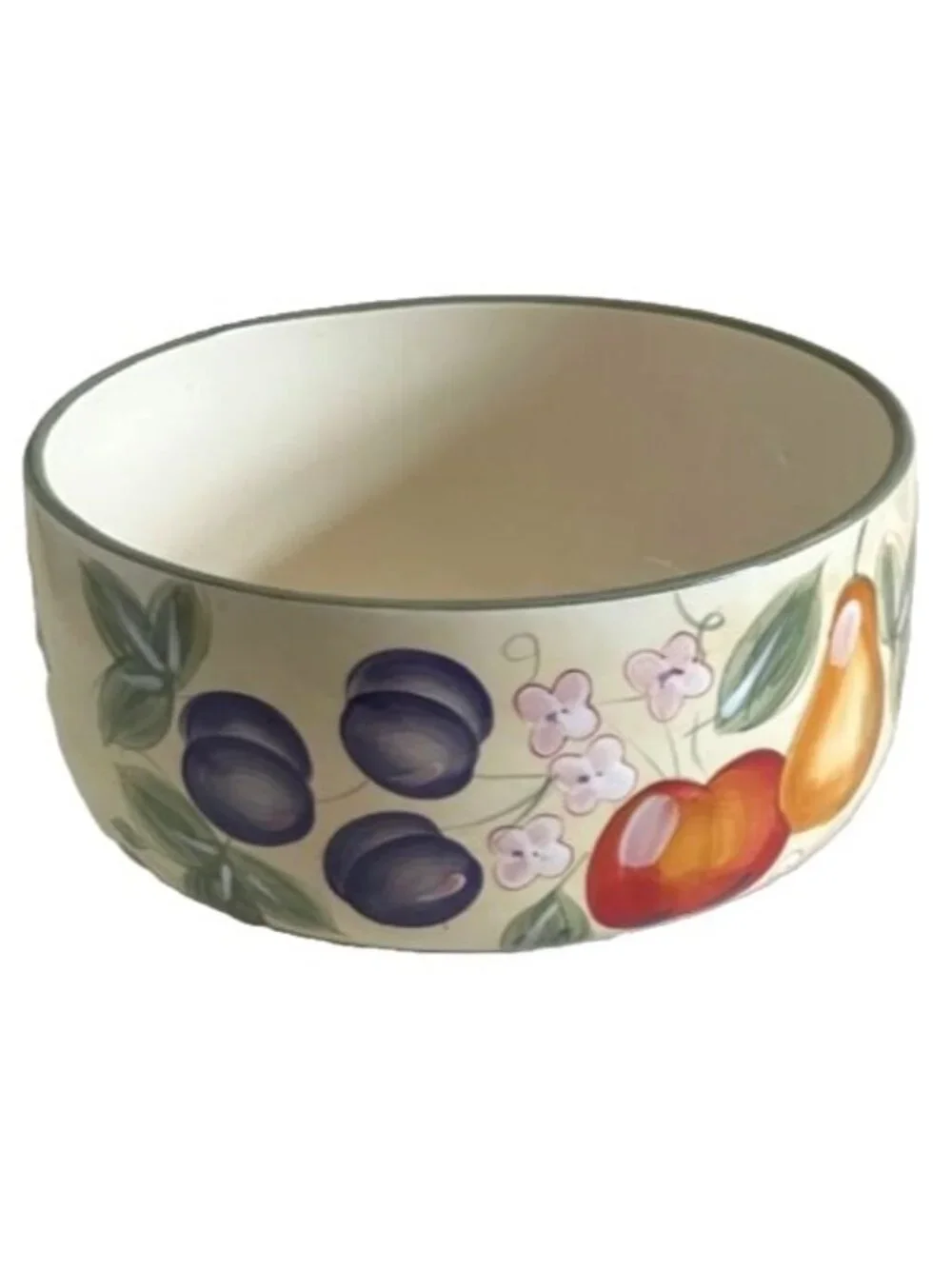 Vintage Target HOME Fruit Grove Large Ceramic Serving Bowl 10.75